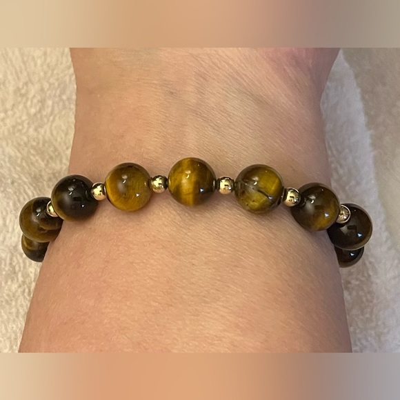 Tigers eye elastic bracelet jewelry - Picture 5 of 10